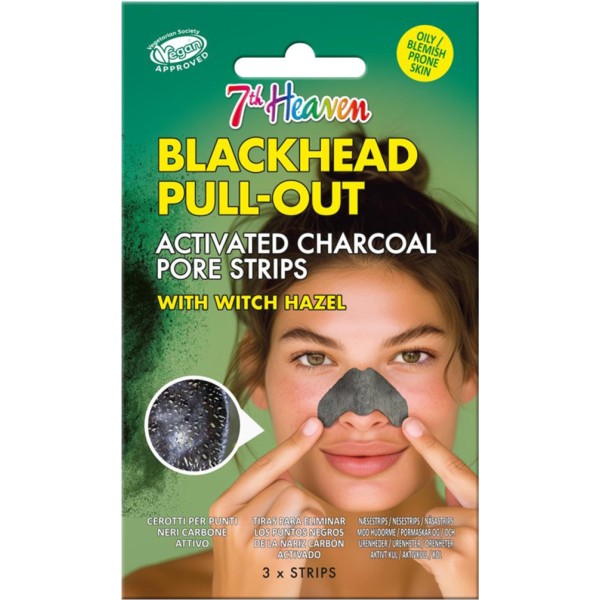 7th heaven blackhead pullout pore strips pack 1un
